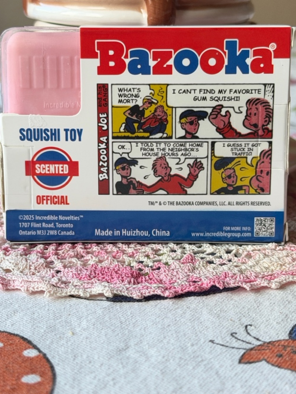 🩷 OFFICIAL BAZOOKA SQUISHI TOY 🩷 NWT 🩷 - Picture 8 of 16